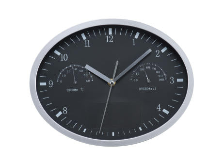 Wanduhr mit Hygro- und Thermometer HENRY