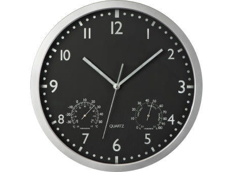 Wanduhr mit Hygro - und Thermometer LUIZA