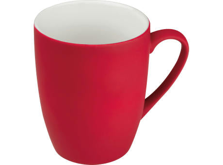 Tasse aus Porzellan, außen gummiert, 300ml JUDYTA