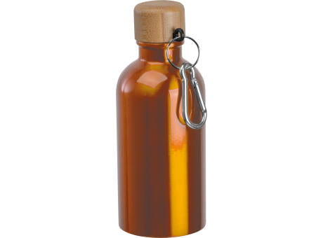 Edelstahltrinkflasche mit Karabiner, 400ml MARILYN
