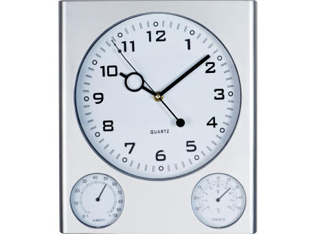 Wanduhr mit Hygrometer und Thermometer RAUL