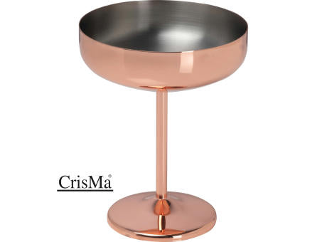 CrisMa Stilbecher mit Kupfer, 300ml EUGENIA