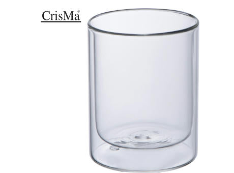 CrisMa Doppelwandige Glastasse 330ml STUART