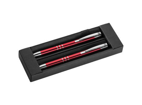 Schreibset mit Kugelschreiber und Druckbleistift aus Metall KELLY