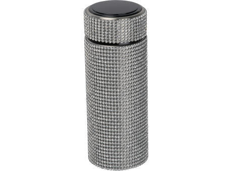 Vakuum Edelstahltrinkflasche mit Strassstein-Akzenten EDWARD