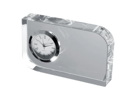 Glasblock mit Uhr GERALD