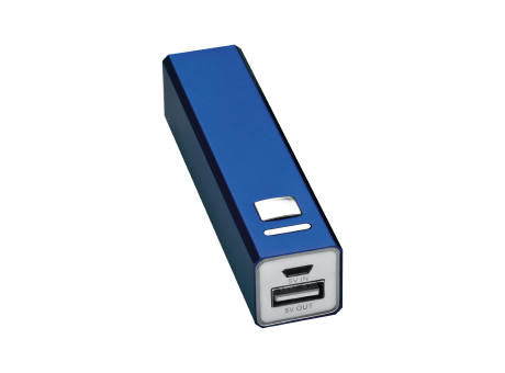 Powerbank 2.200 mAh aus Metall, inkl. Ladekabel OLEG