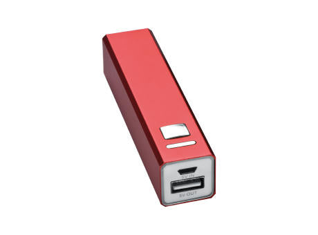 Powerbank 2.200 mAh aus Metall, inkl. Ladekabel OLEG