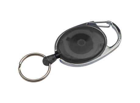 Schlüsselanhänger mit Karabiner und ausziehbarem Schlüsselring DIANA