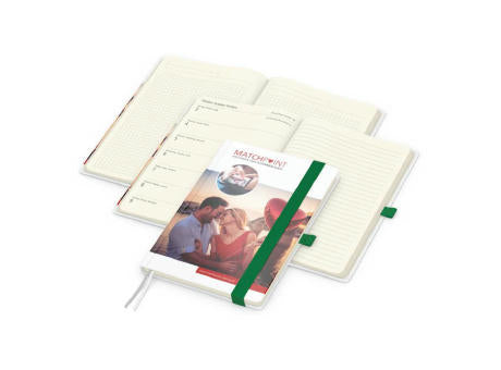 Wochenkalender links + Notizen rechts Match-Hybrid Papier-Hardcover A5