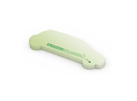 Haftnotizblock Form 125 × 72 mm RECYCLING formgestanzt