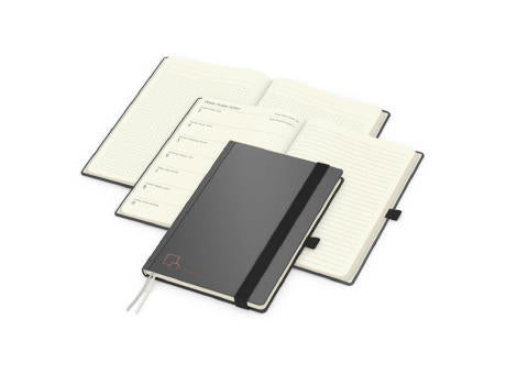 Wochenkalender links + Notizen rechts Vision-Hybrid Kunstleder-Hardcover A5