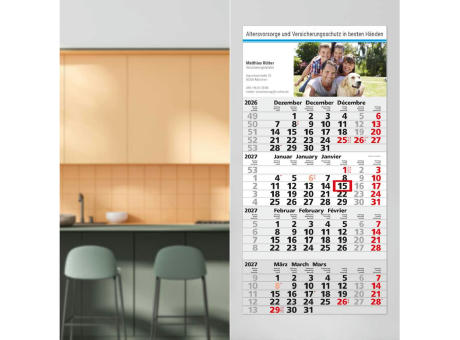 4-Monatskalender Einblatt Mega 4 Post A postoptimiert