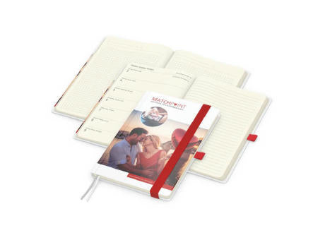 Wochenkalender links + Notizen rechts Match-Hybrid Papier-Hardcover A5