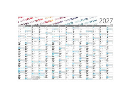 Wandplaner Horizont RECYCLING 980 × 660 mm Dez. Vorjahr – Jan. Folgejahr