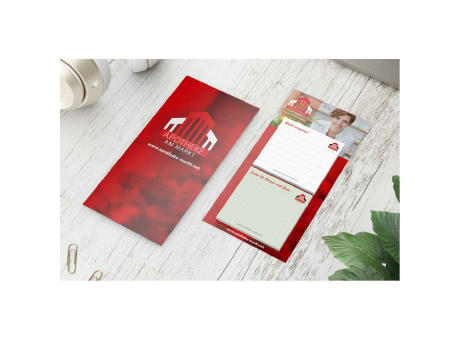Haftnotiz-Karte Note-Card 2 Haftnotizblöcke 72 × 72 mm Trägerkarte