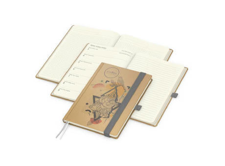 Wochenkalender links + Notizen rechts Match-Hybrid Papier-Hardcover A5