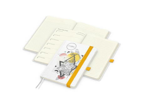 Wochenkalender links + Notizen rechts Match-Hybrid Papier-Hardcover A5