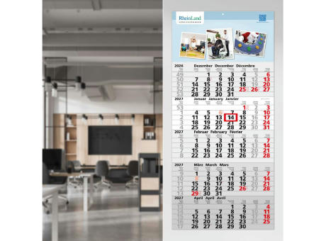 5-Monatskalender Einblatt Quintus 5 Monate gleich groß