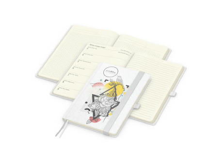 Wochenkalender links + Notizen rechts Match-Hybrid Papier-Hardcover A5