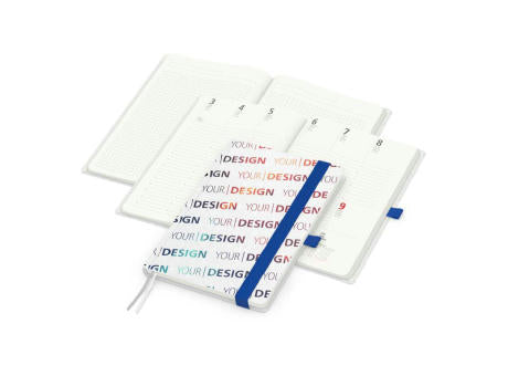 Wochenkalender vorne + Notizen hinten Match-Hybrid RECYCLING Papier-Hardcover A5
