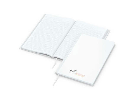 Notizbuch Note-Book Ecken spitz Hardcover matt-farbig