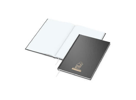 Notizbuch Note-Book Ecken spitz Hardcover matt-farbig