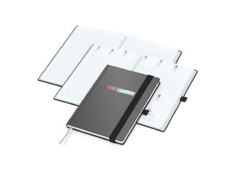 Wochenkalender vorne + Notizen hinten Vision-Hybrid EXPRESS Kunstleder-Hardcover