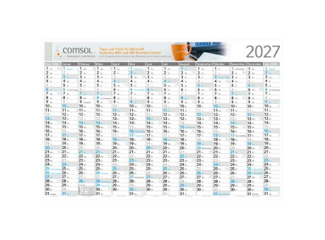 Wandplaner Horizont EXPRESS 1.020 × 680 mm Dez. Vorjahr – Jan. Folgejahr