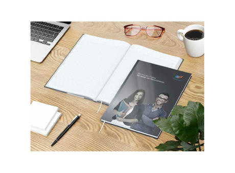 Notizbuch Note-Book Ecken spitz Hardcover individuell bedruckt