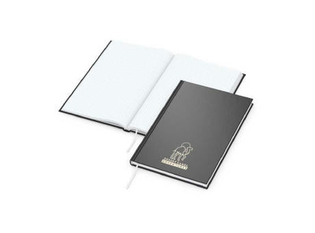 Notizbuch Note-Book Ecken spitz Hardcover matt-farbig
