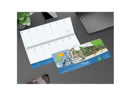 Tisch-Querkalender Signal 1 Woche = 1 Seite 8–20 Uhr