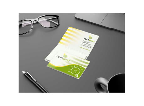 Haftnotizblock Memo-Card RECYCLING Format klein Naturkarton-Umschlag