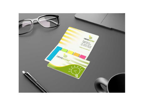 Haftmarker-Set Memo-Card RECYCLING Naturkarton-Umschlag