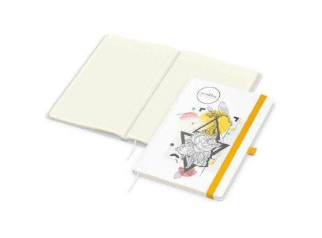 Notizbuch Match-Book Naturpapier-Hardcover individuell bedruckt
