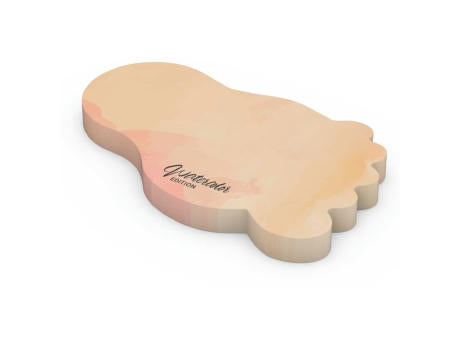 Haftnotizblock Form 125 × 72 mm formgestanzt