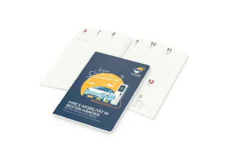 Wochenkalender Prestige-Flexx RECYCLING A5 Naturkarton-Softcover individuell