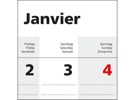 1-Monatskalender Einblatt Solo 1