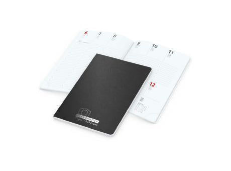 Wochenkalender Prestige-Flexx A5 Naturkarton-Softcover schwarz