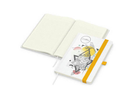 Notizbuch Match-Book Naturpapier-Hardcover individuell bedruckt