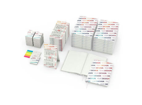 Spar-Set Eco RECYCLING 350 Tischkalender Notizbücher Haftnotiz-Sets