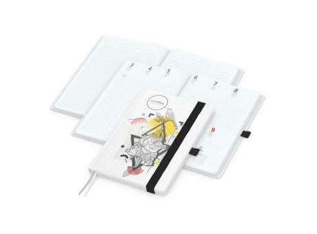 Wochenkalender vorne + Notizen hinten Match-Hybrid Papier-Hardcover