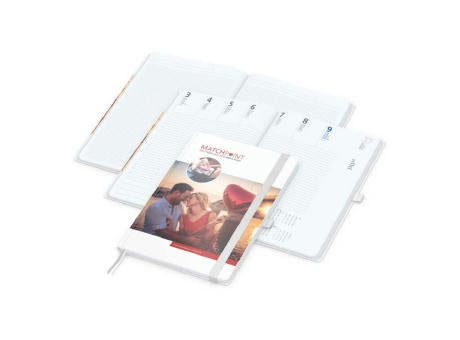 Wochenkalender vorne + Notizen hinten Match-Hybrid Papier-Hardcover