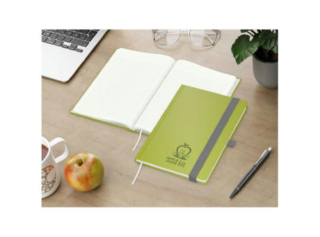 Notizbuch Organic-Book RECYCLING Apfelleder-Hardcover farbig A5