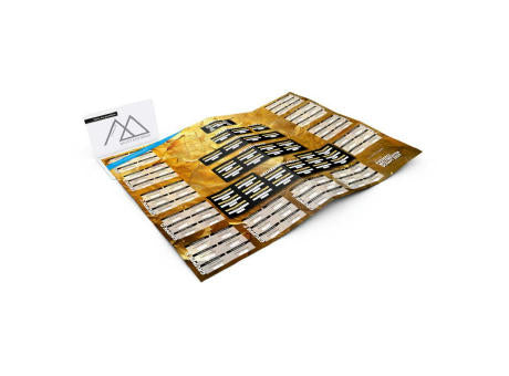 WM-Card RECYCLING Spielplan Fußball-WM 2026 ausfaltbar mit Umschlag