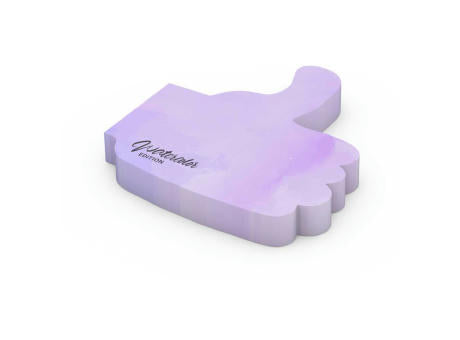 Haftnotizblock Form 100 × 72 mm formgestanzt