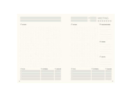 Notizbuch Hardcover orgaLine Mainbook Wochenplaner To-dos Prioritäten Ideen