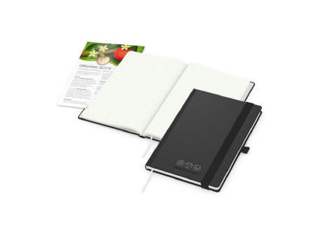 Notizbuch Organic-Book RECYCLING Apfelleder-Hardcover farbig A5