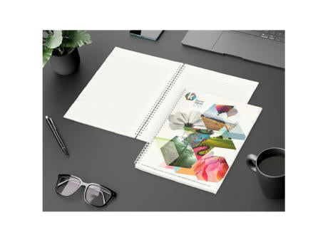 Notizbuch Spiralbindung Bizz-Book RECYCLING 80 Blatt Titel individuell bedruckt