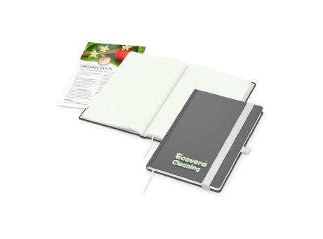 Notizbuch Organic-Book RECYCLING Apfelleder-Hardcover farbig A5